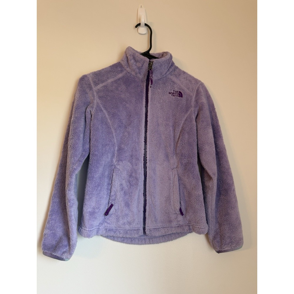 The North Face Osolita Jacket Medium 10/12 Bloom Purple Fleece Jacket Girls